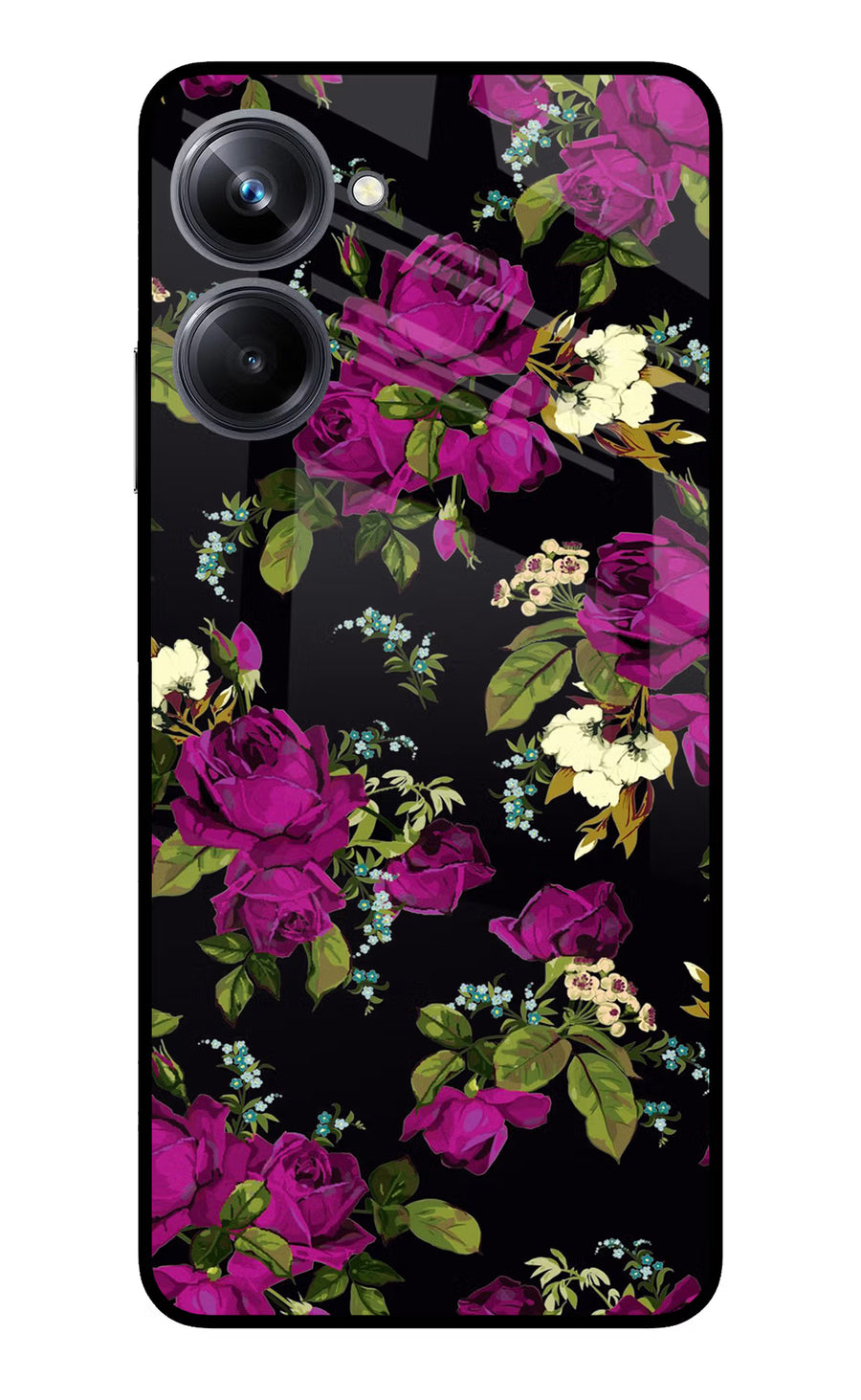 Flowers Realme 10 Pro 5G Back Cover, Metal case