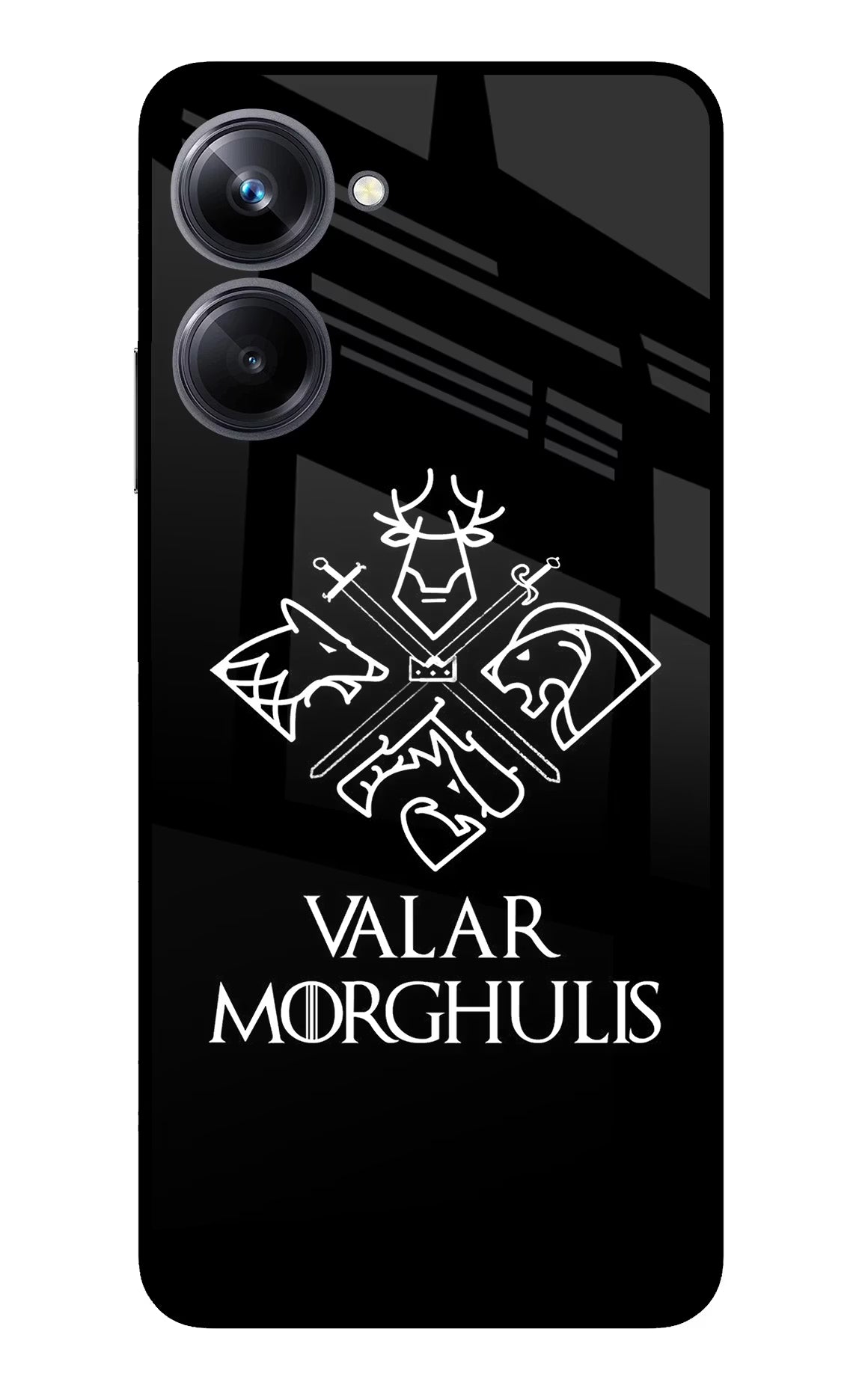 Valar Morghulis | Game Of Thrones Realme 10 Pro 5G Glass Case Back Cover by Casekaro