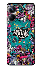 Music Graffiti Realme 10 Pro 5G Glass Case