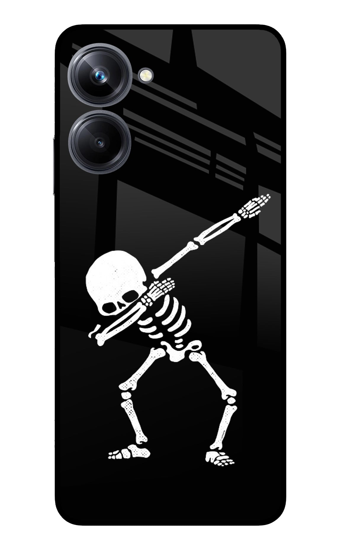 Dabbing Skeleton Art Realme 10 Pro 5G Back Cover