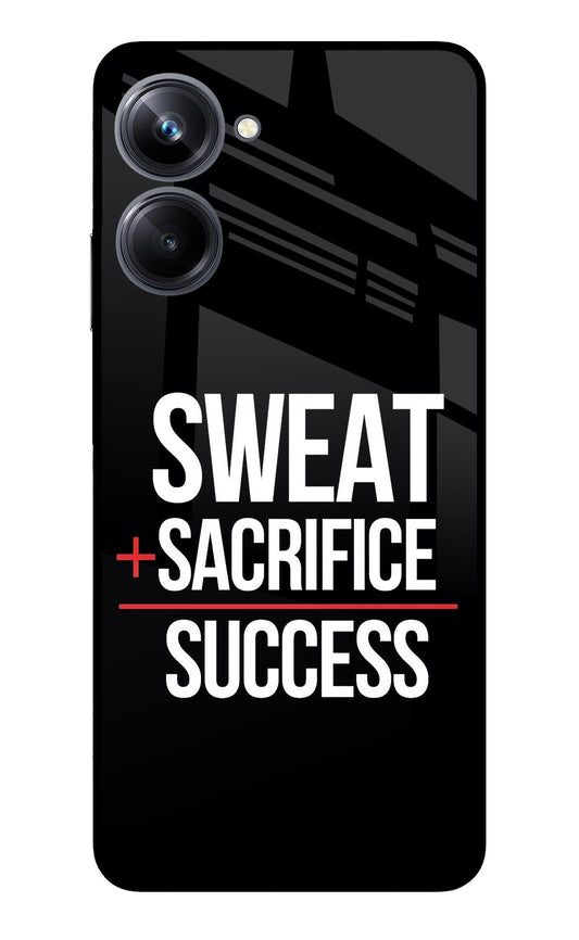 Sweat Sacrifice Success Realme 10 Pro 5G Glass Case
