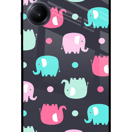 Elephants Realme 10 Pro 5G Glass Case