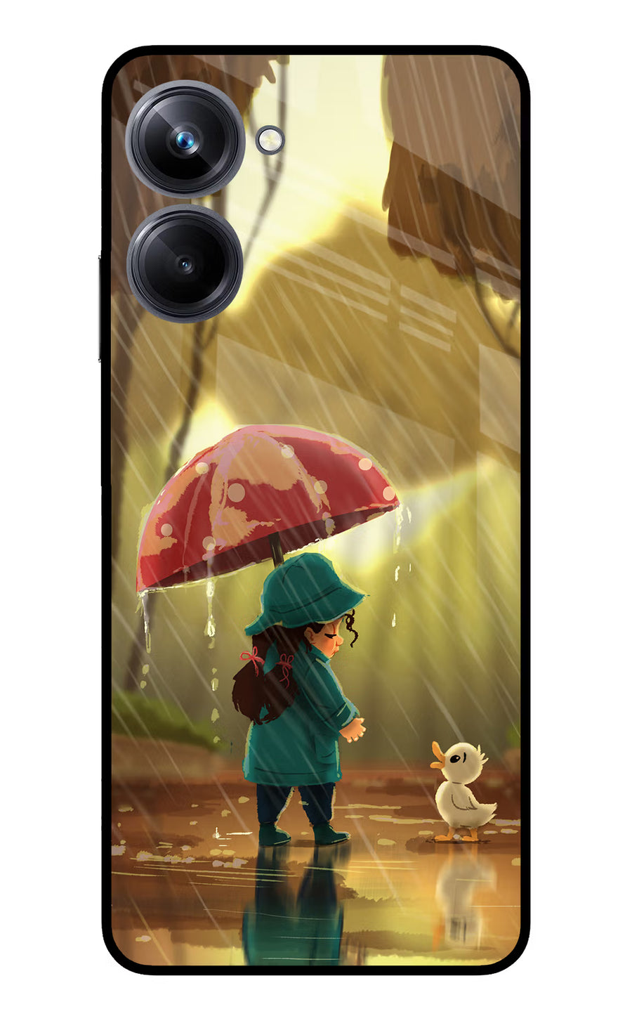 Rainy Day Realme 10 Pro 5G Back Cover, Metal case