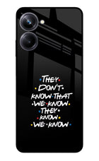 FRIENDS Dialogue Realme 10 Pro 5G Glass Case