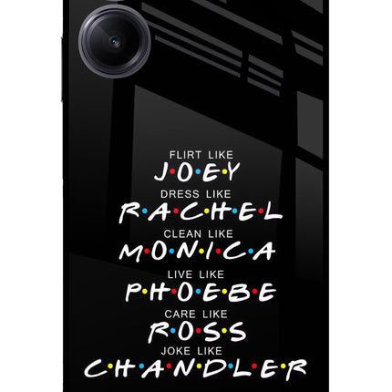 FRIENDS Character Realme 10 Pro 5G Glass Case