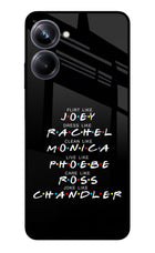 FRIENDS Character Realme 10 Pro 5G Glass Case