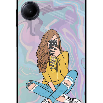Selfie Girl Realme 10 Pro 5G Glass Case