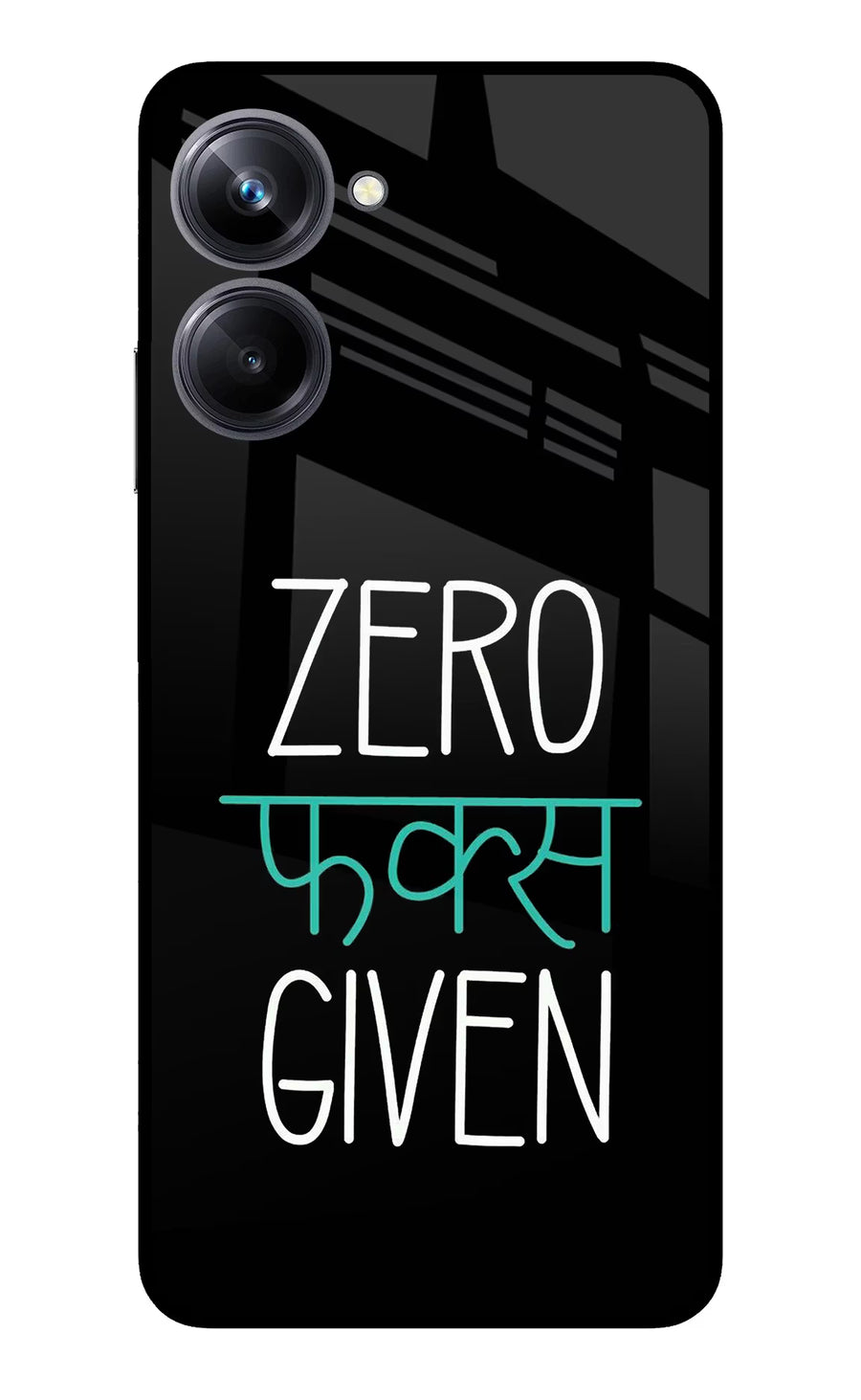 Zero Fucks Given Realme 10 Pro 5G Back Cover, Metal case