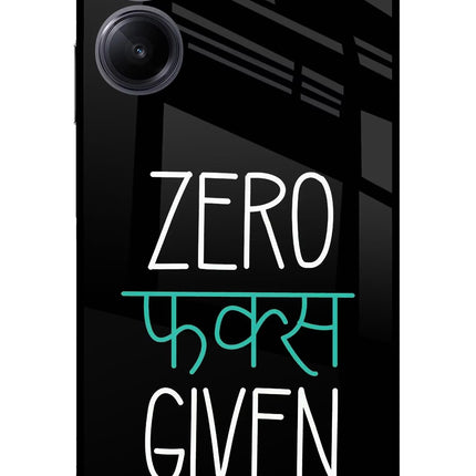 Zero Fucks Given Realme 10 Pro 5G Glass Case