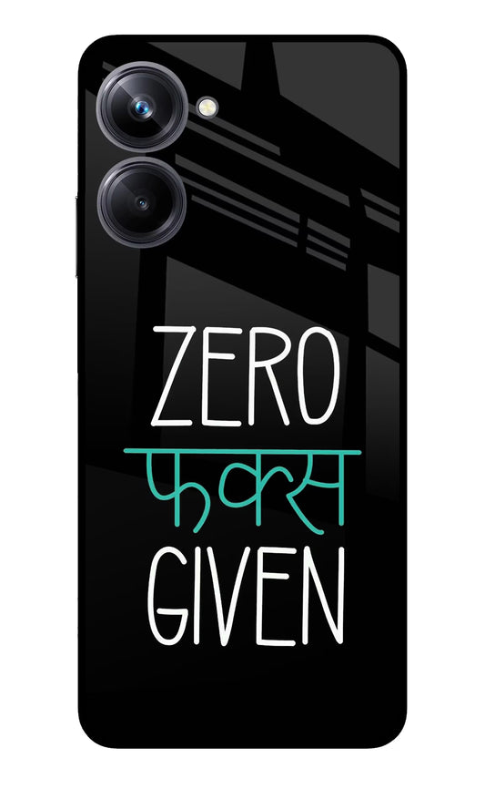 Zero Fucks Given Realme 10 Pro 5G Glass Case