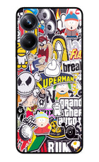 Sticker Bomb Realme 10 Pro 5G Glass Case