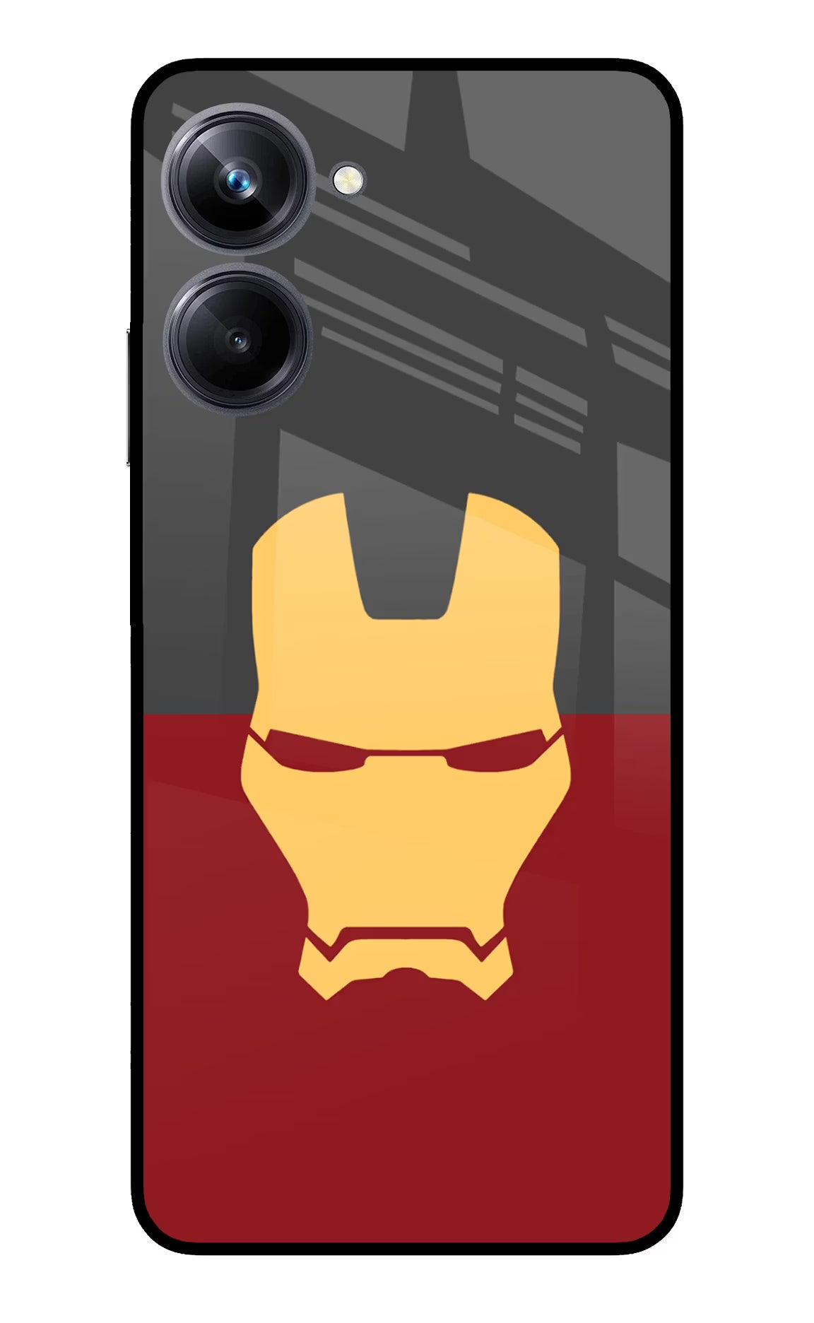 Ironman Realme 10 Pro 5G Glass Case Back Cover by Casekaro