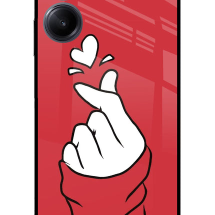 Korean Love Sign Realme 10 Pro 5G Glass Case