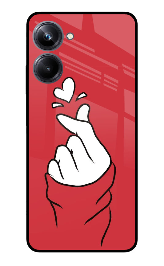 Korean Love Sign Realme 10 Pro 5G Glass Case