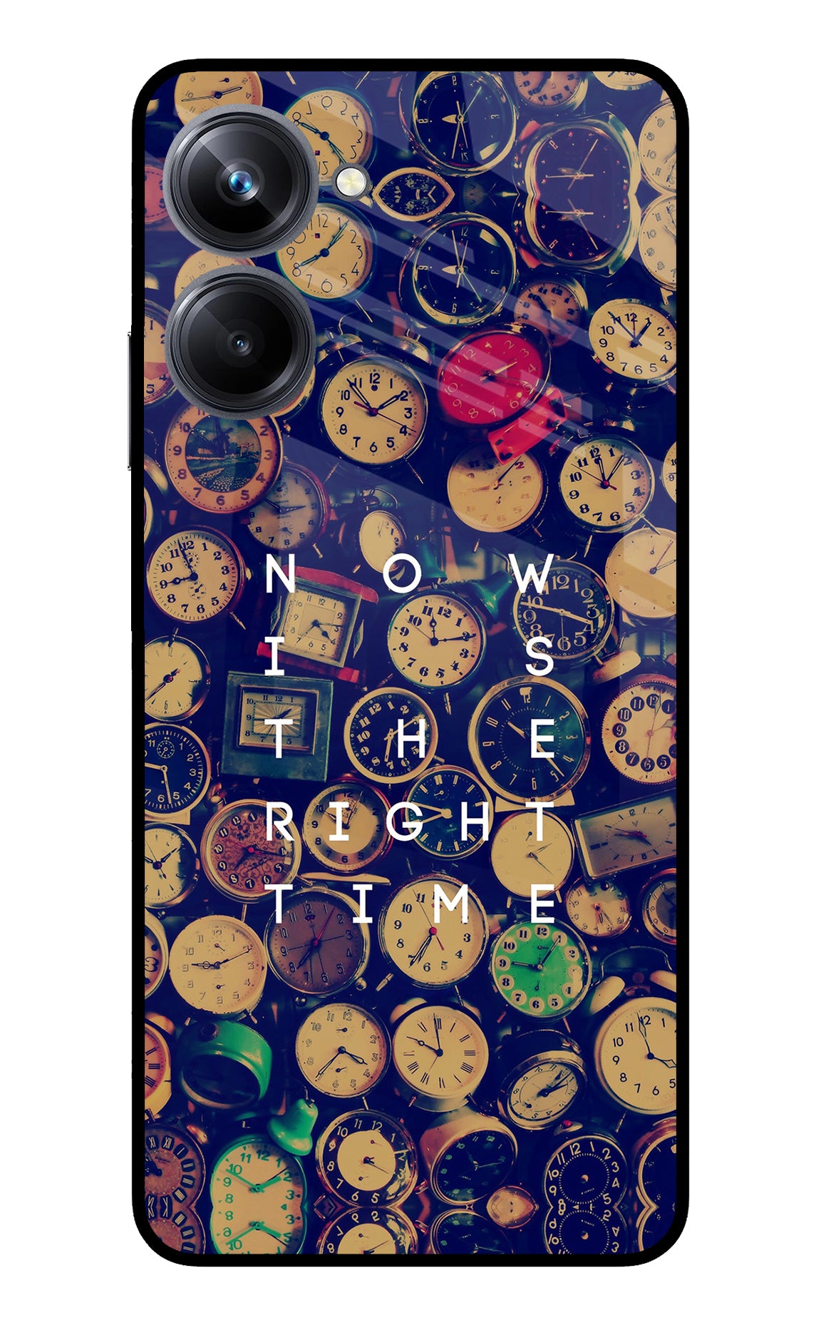 Now is the Right Time Quote Realme 10 Pro 5G Back Cover