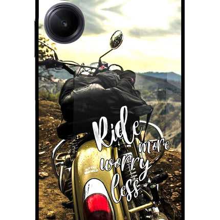 Ride More Worry Less Realme 10 Pro 5G Glass Case
