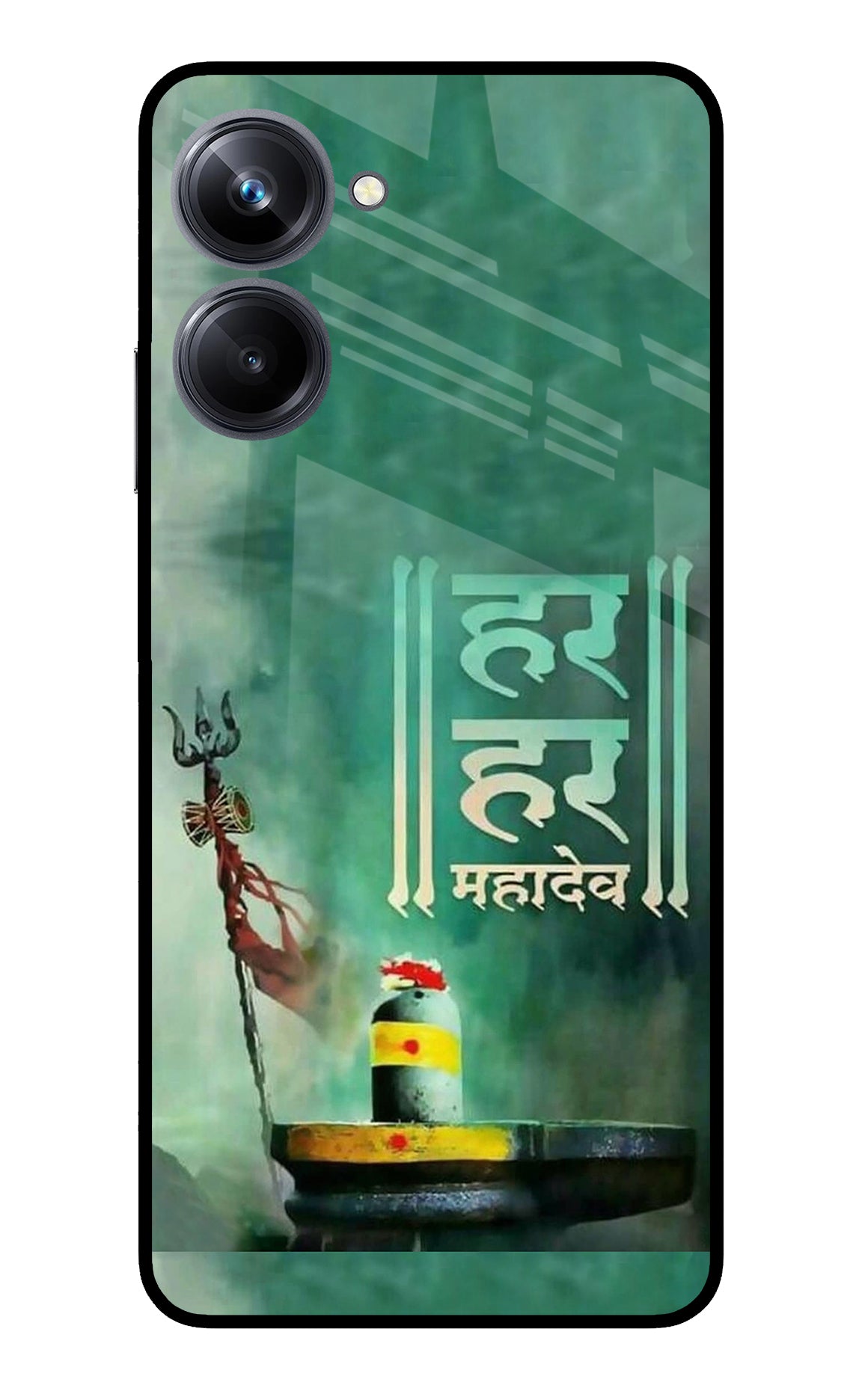 Har Har Mahadev Shivling Realme 10 Pro 5G Glass Case
