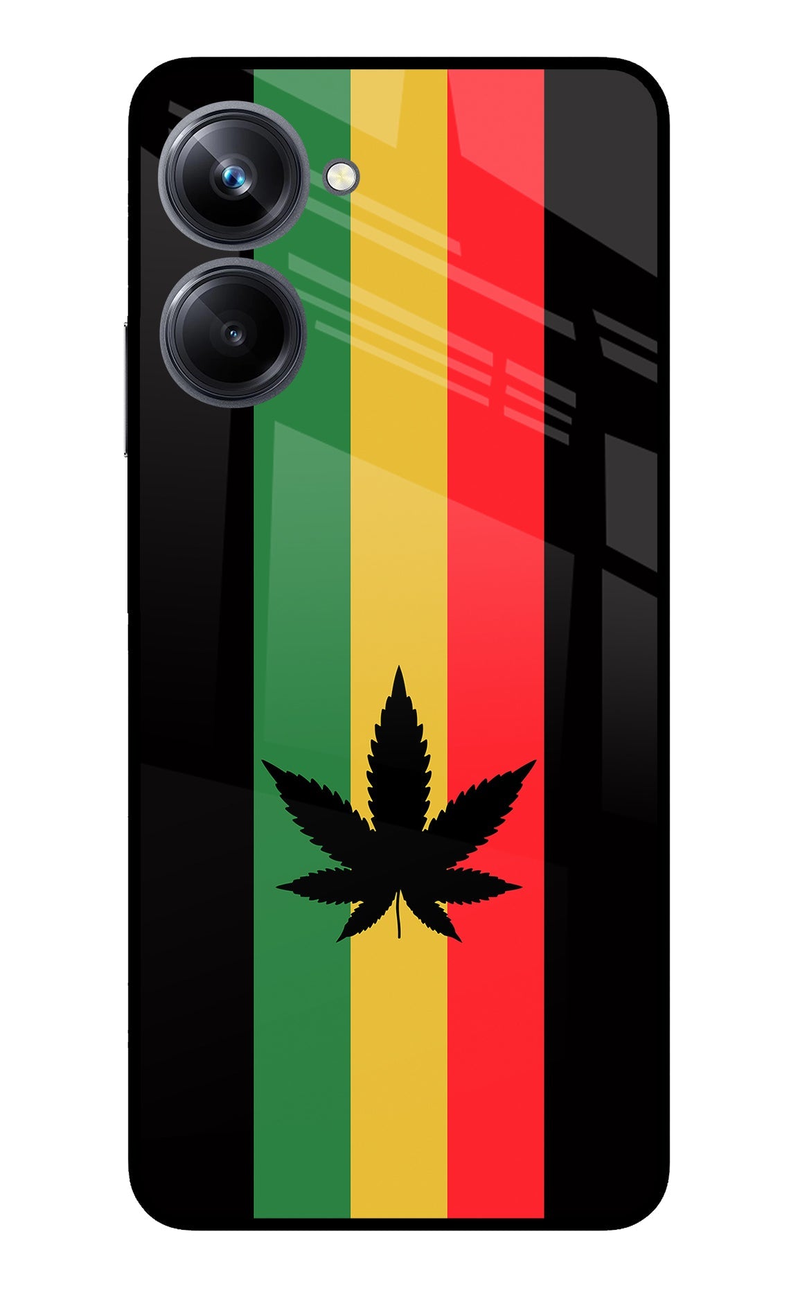 Weed Flag Realme 10 Pro 5G Glass Case