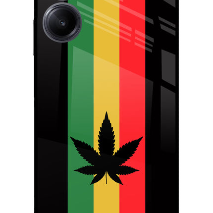 Weed Flag Realme 10 Pro 5G Glass Case Back Cover by Casekaro