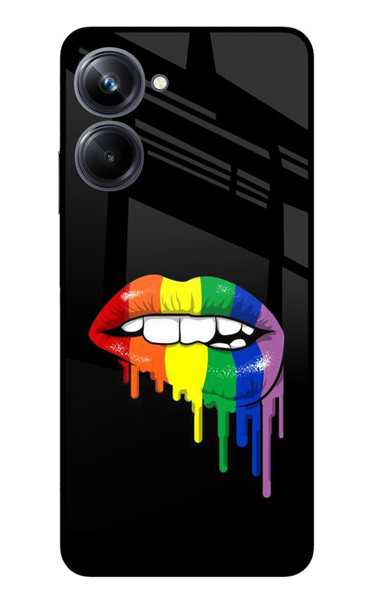 Lips Biting Realme 10 Pro 5G Glass Case