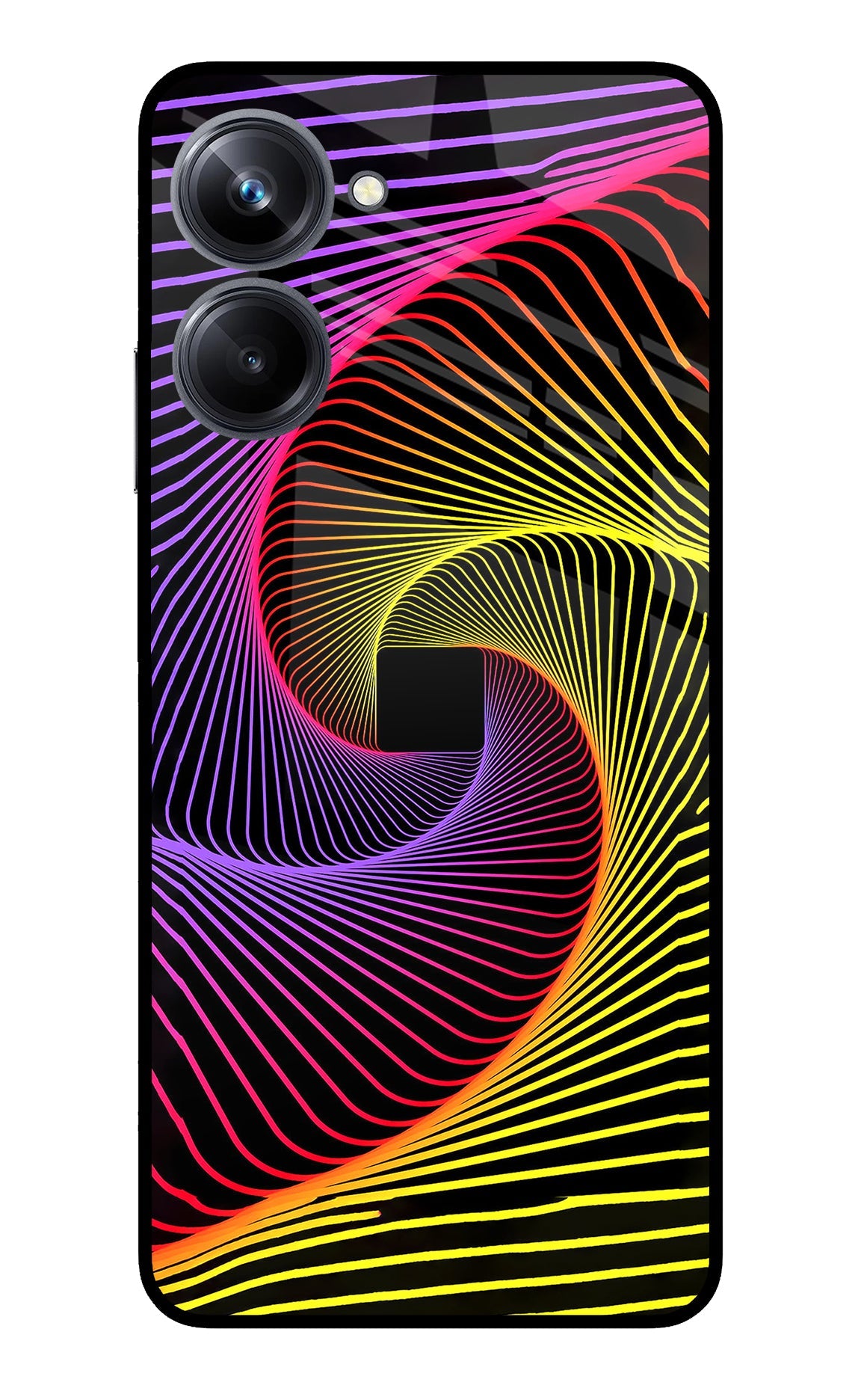 Colorful Strings Realme 10 Pro 5G Glass Case