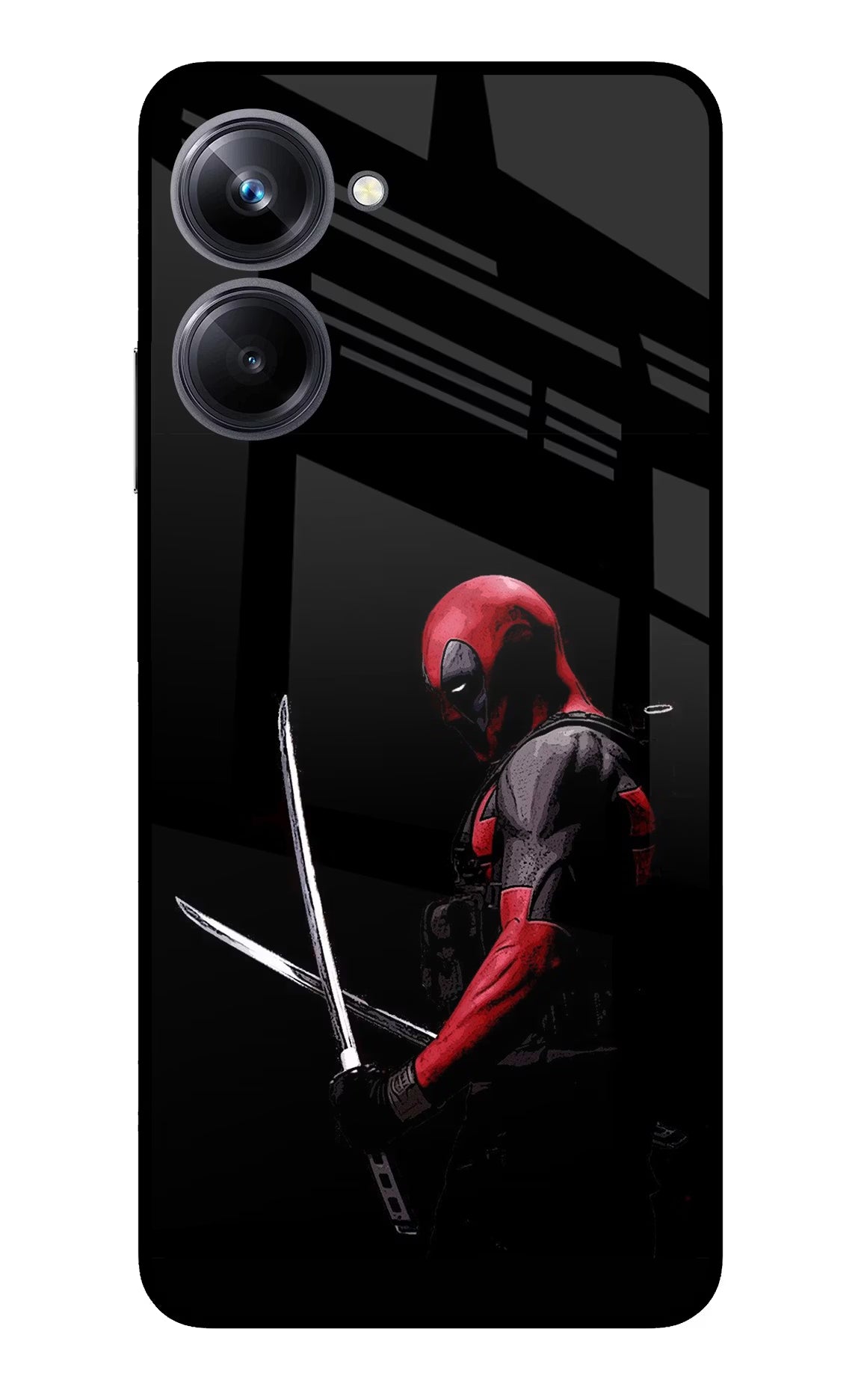 Deadpool Realme 10 Pro 5G Glass Case Back Cover by Casekaro