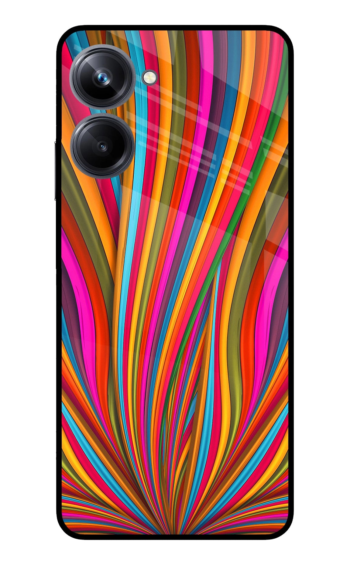 Trippy Wavy Realme 10 Pro 5G Glass Case