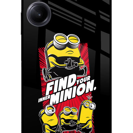 Find your inner Minion Realme 10 Pro 5G Glass Case Back Cover by Casekaro
