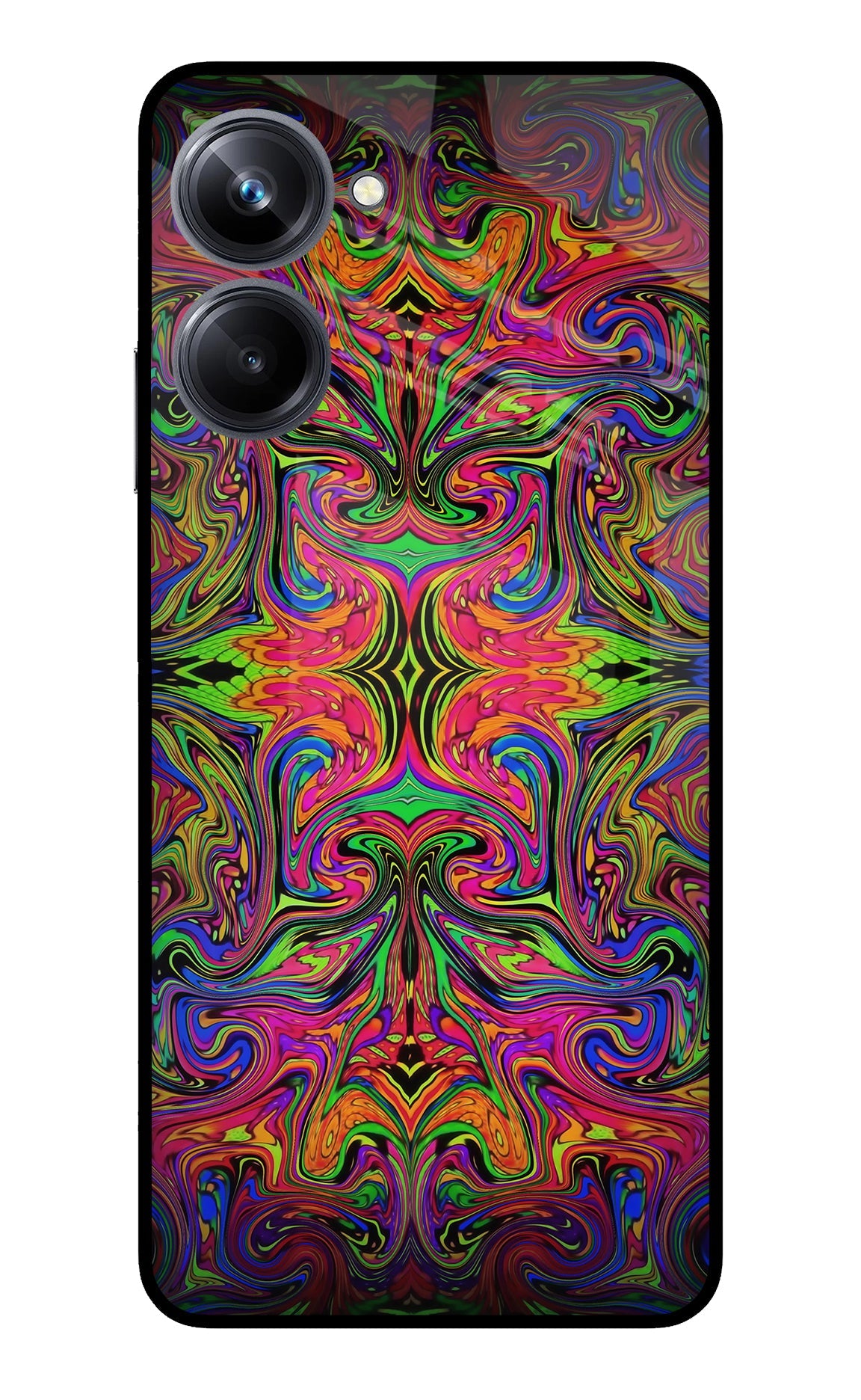 Psychedelic Art Realme 10 Pro 5G Glass Case