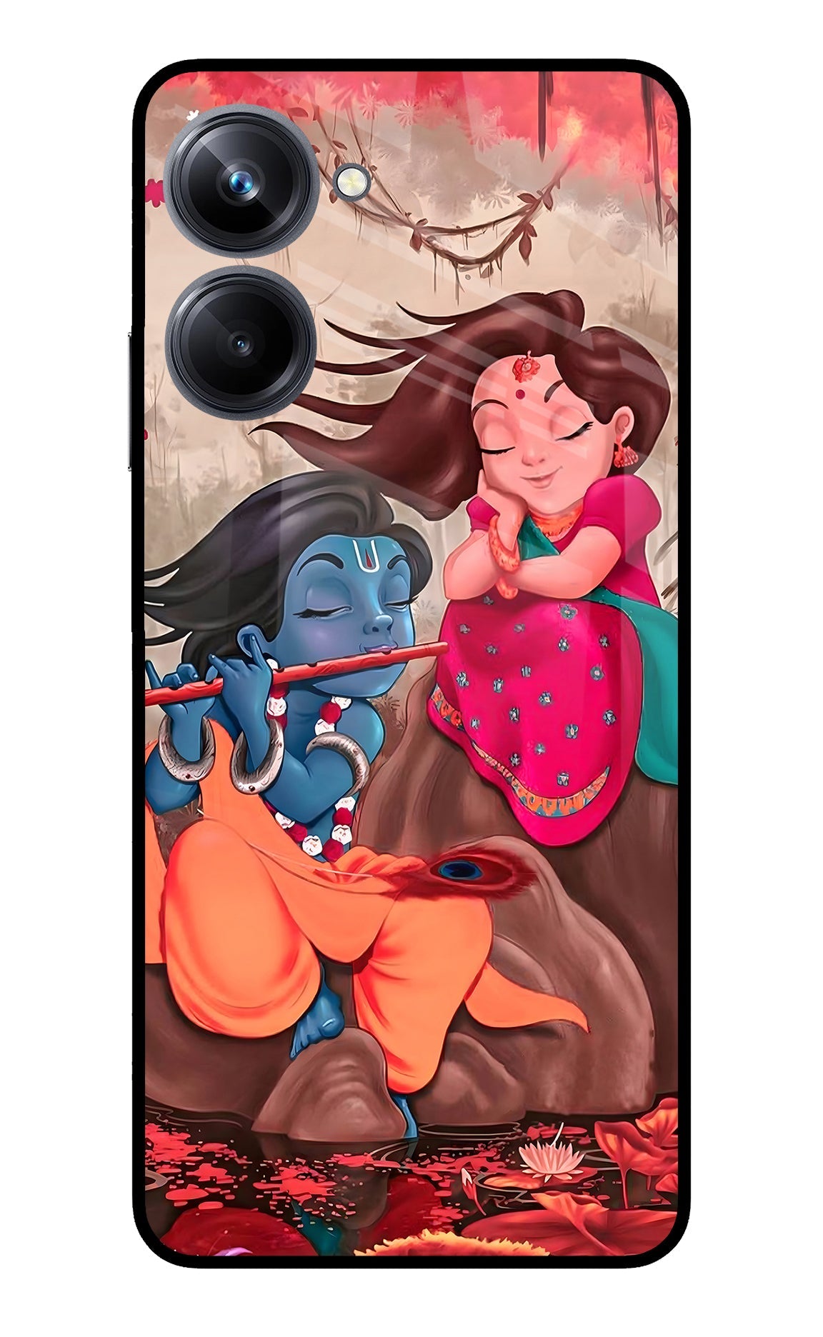 Radhe Krishna Realme 10 Pro 5G Glass Case