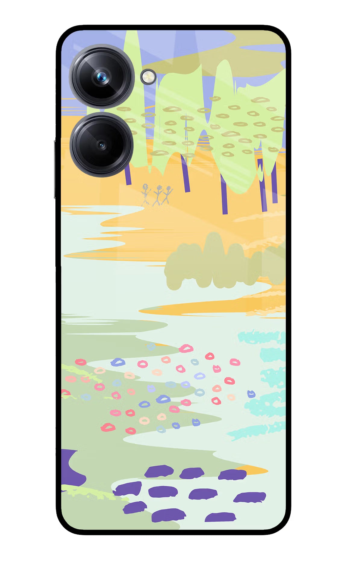 Scenery Realme 10 Pro 5G Glass Case Back Cover by Casekaro