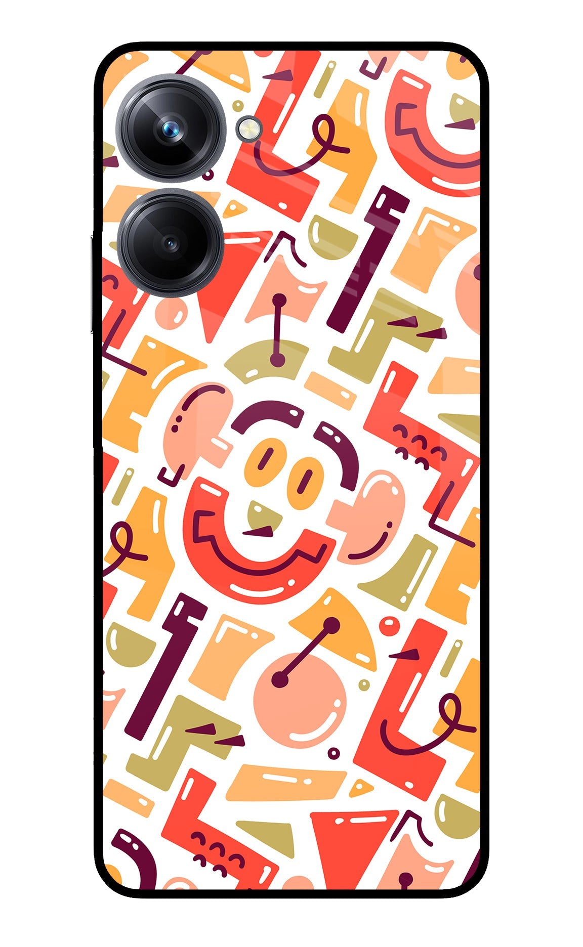 Doodle Pattern Realme 10 Pro 5G Back Cover