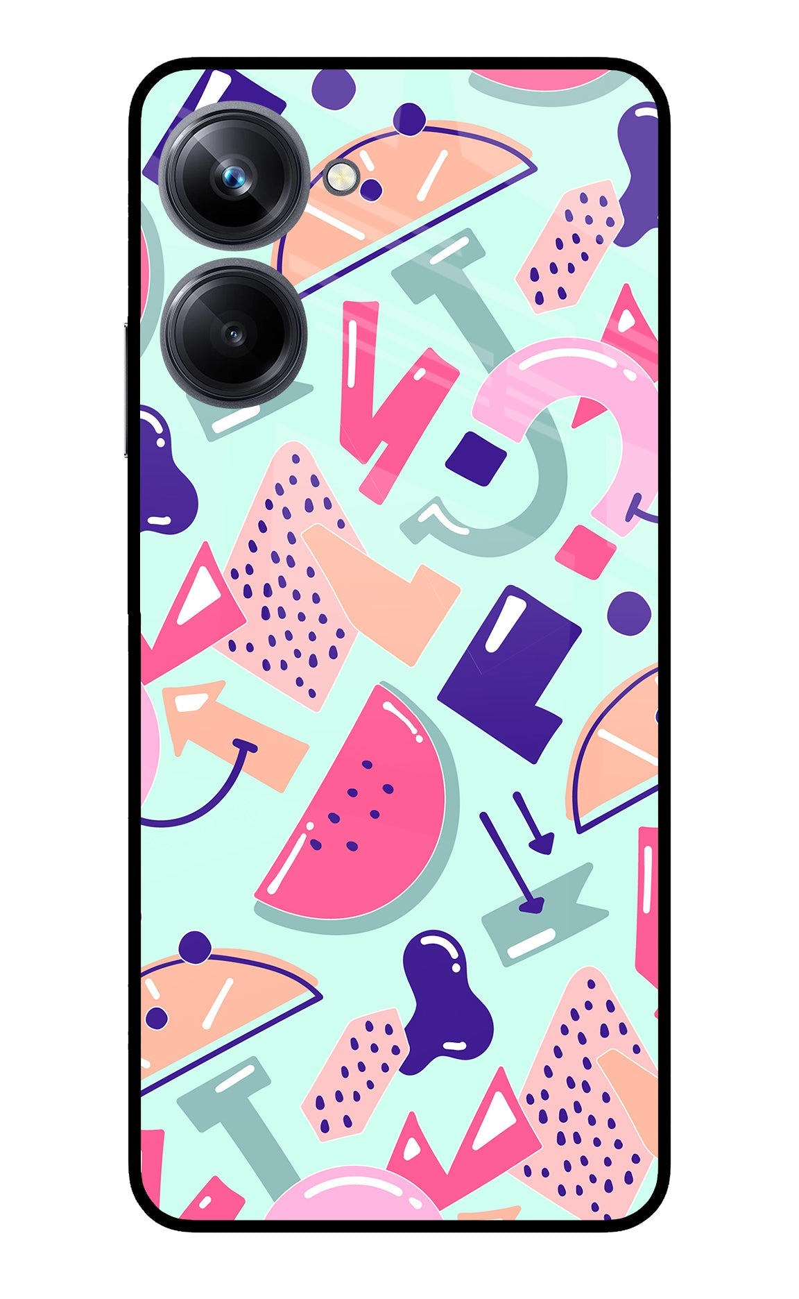 Doodle Pattern Realme 10 Pro 5G Back Cover