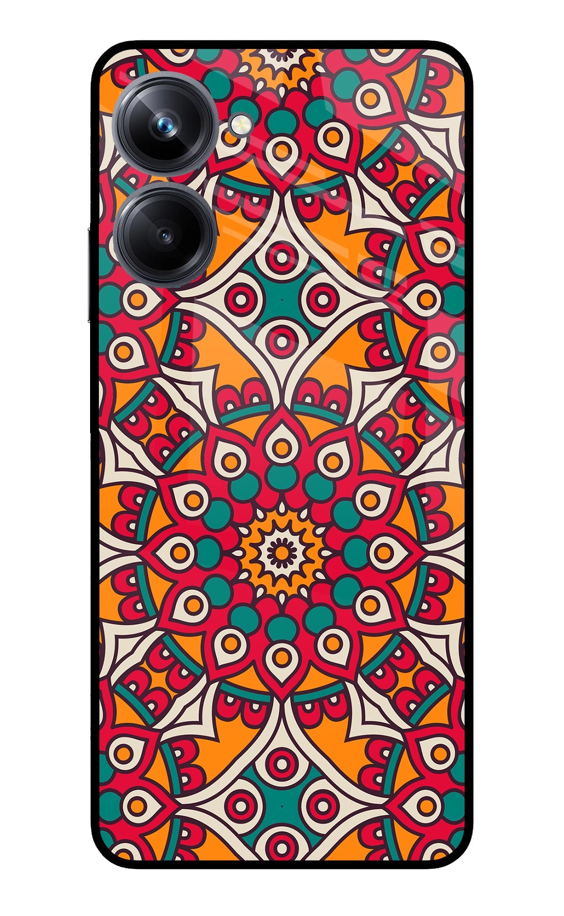 Mandala Art Realme 10 Pro 5G Glass Case