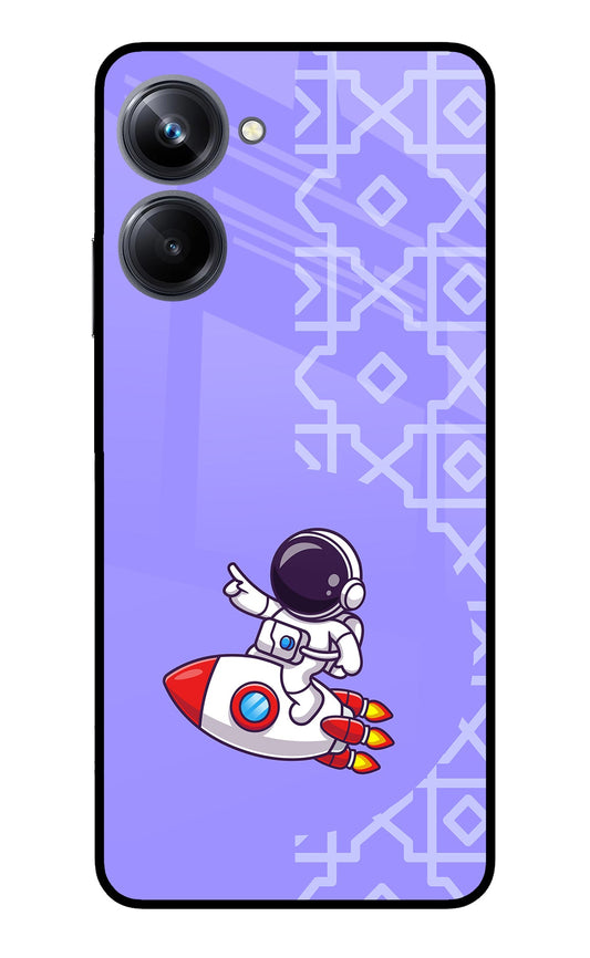 Cute Astronaut Realme 10 Pro 5G Glass Case