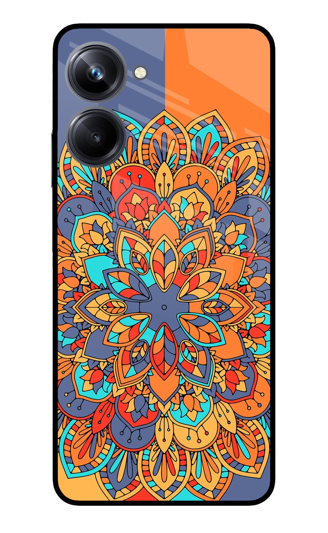 Color Mandala Realme 10 Pro 5G Glass Case