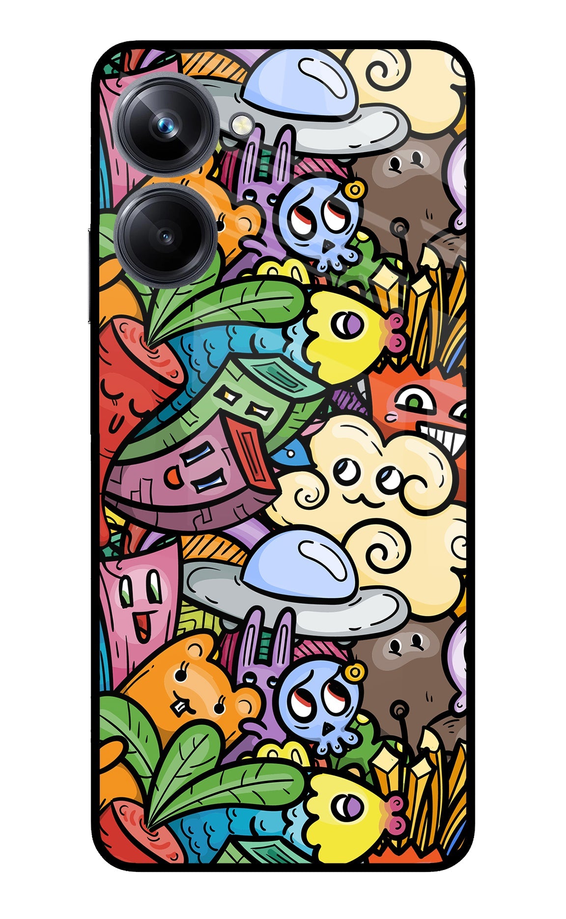 Veggie Doodle Realme 10 Pro 5G Back Cover