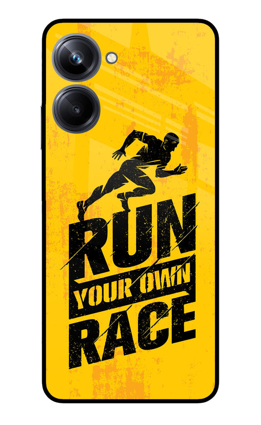 Run Your Own Race Realme 10 Pro 5G Glass Case