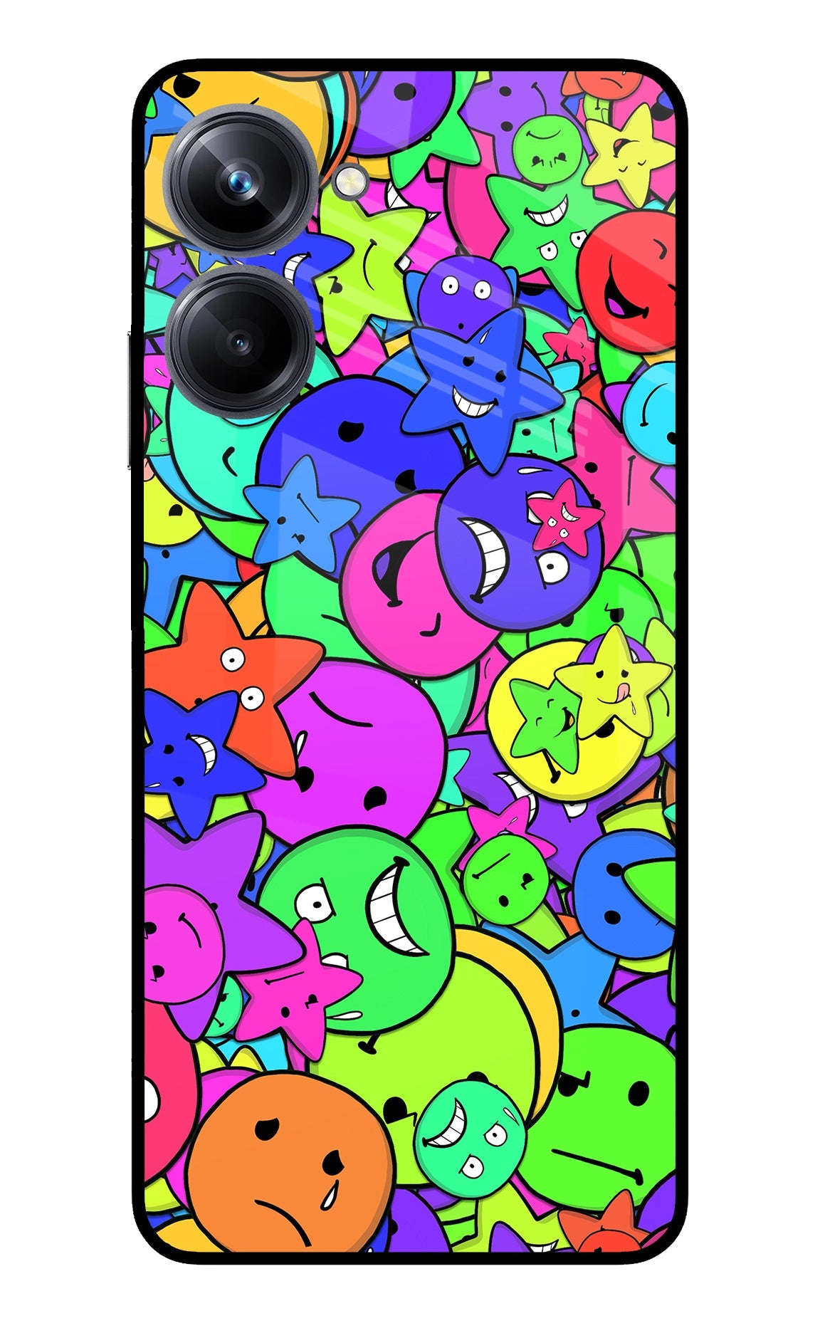 Fun Doodle Realme 10 Pro 5G Glass Case