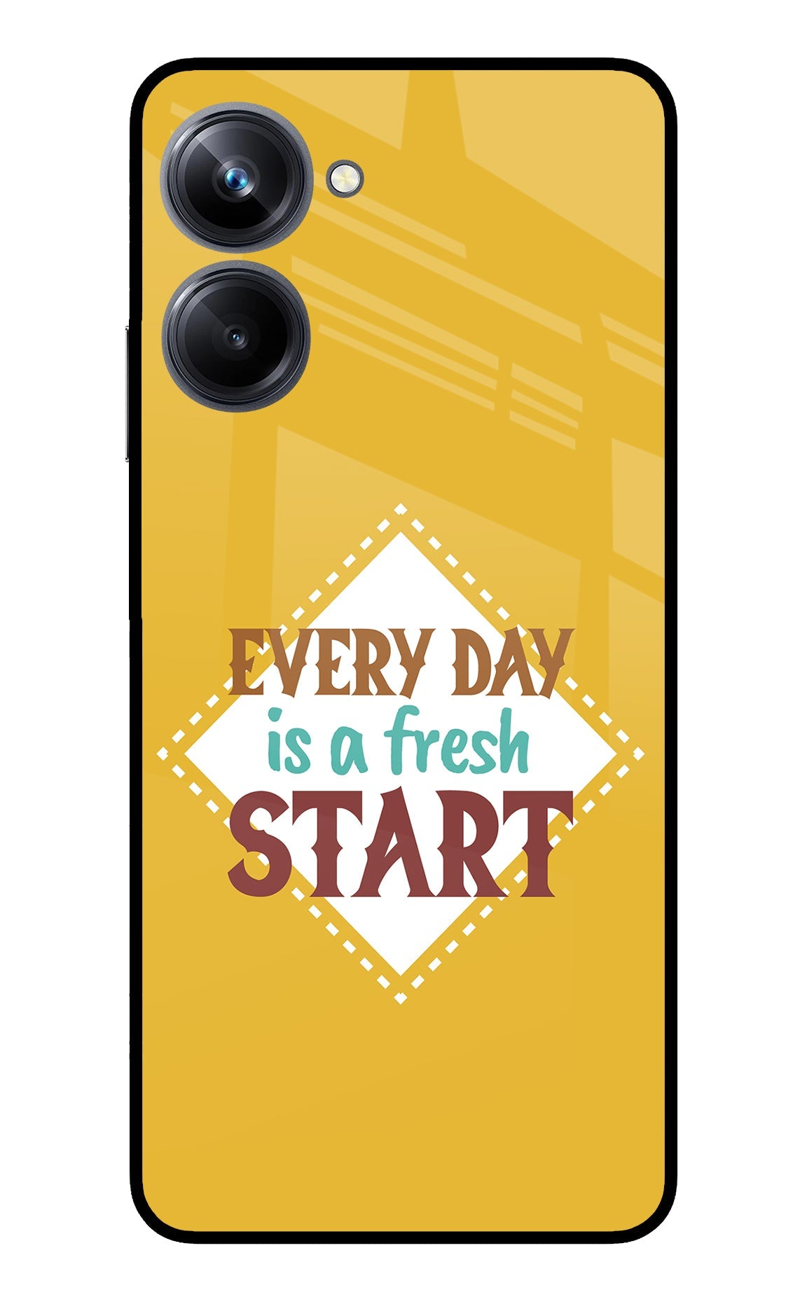 Every day is a Fresh Start Realme 10 Pro 5G Glass Case