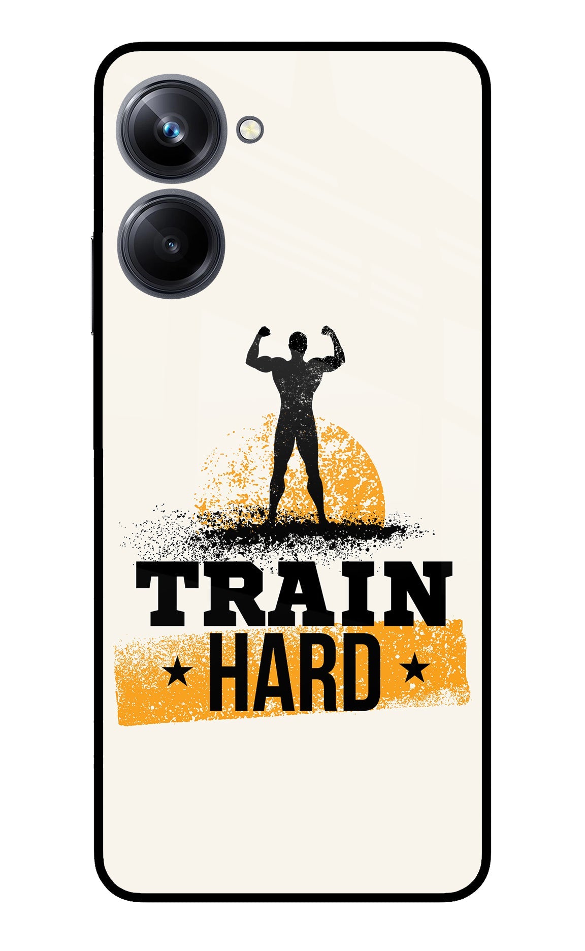 Train Hard Realme 10 Pro 5G Glass Case