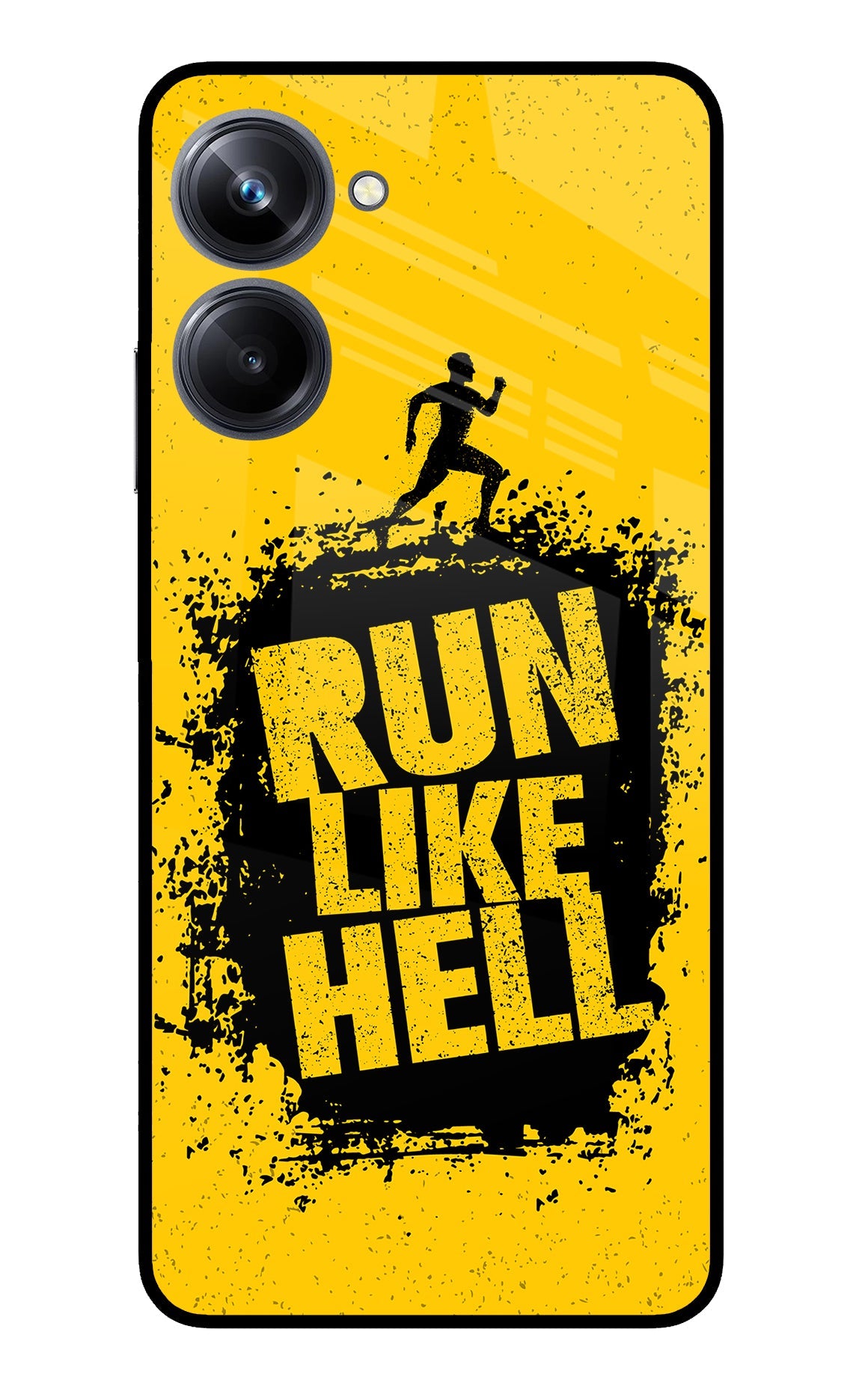 Run Like Hell Realme 10 Pro 5G Glass Case