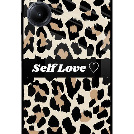 Leopard Print Self Love Realme 10 Pro 5G Glass Case