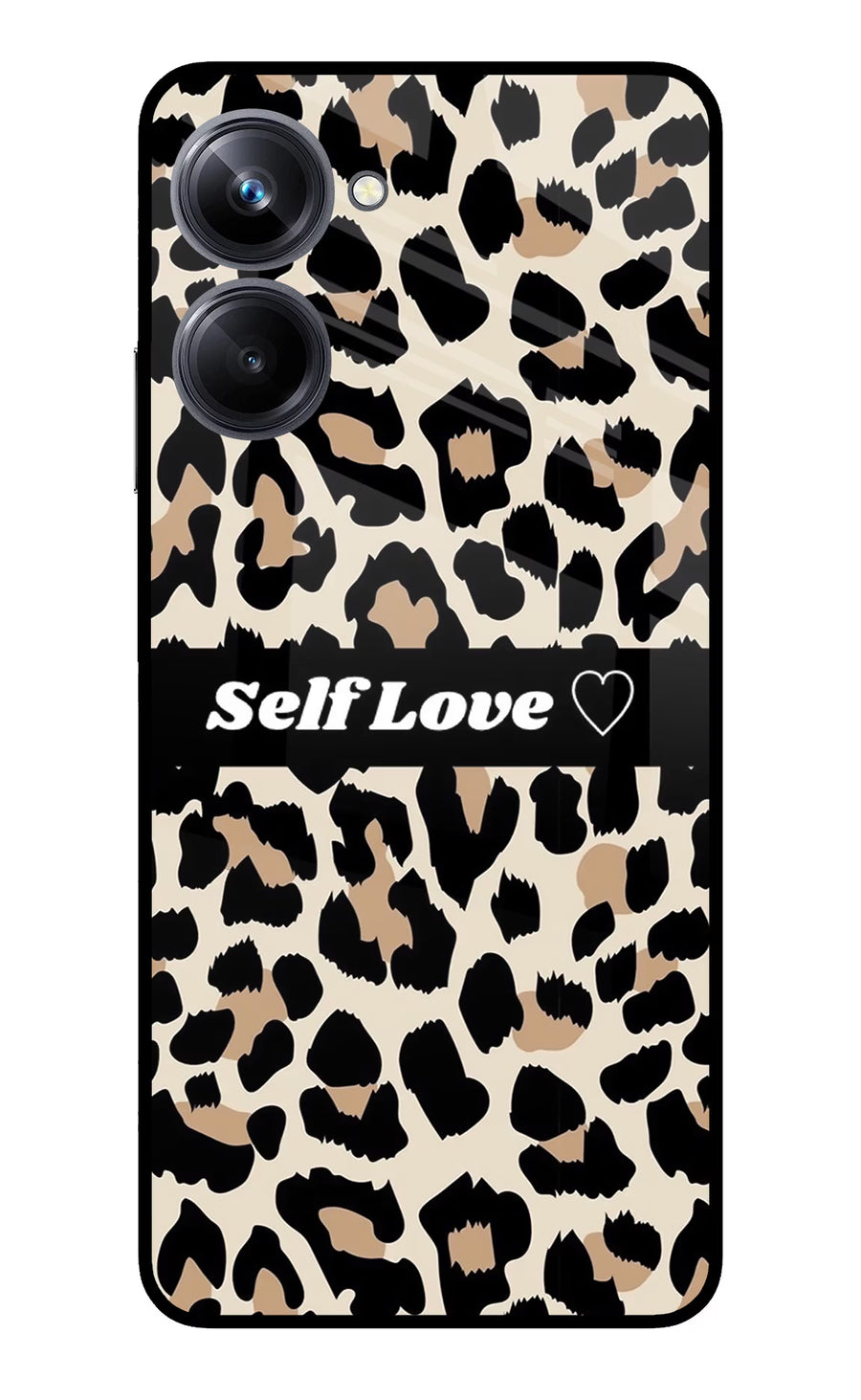 Leopard Print Self Love Realme 10 Pro 5G Back Cover, Metal case