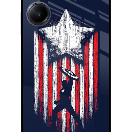 Captain America Marvel Art Realme 10 Pro 5G Glass Case