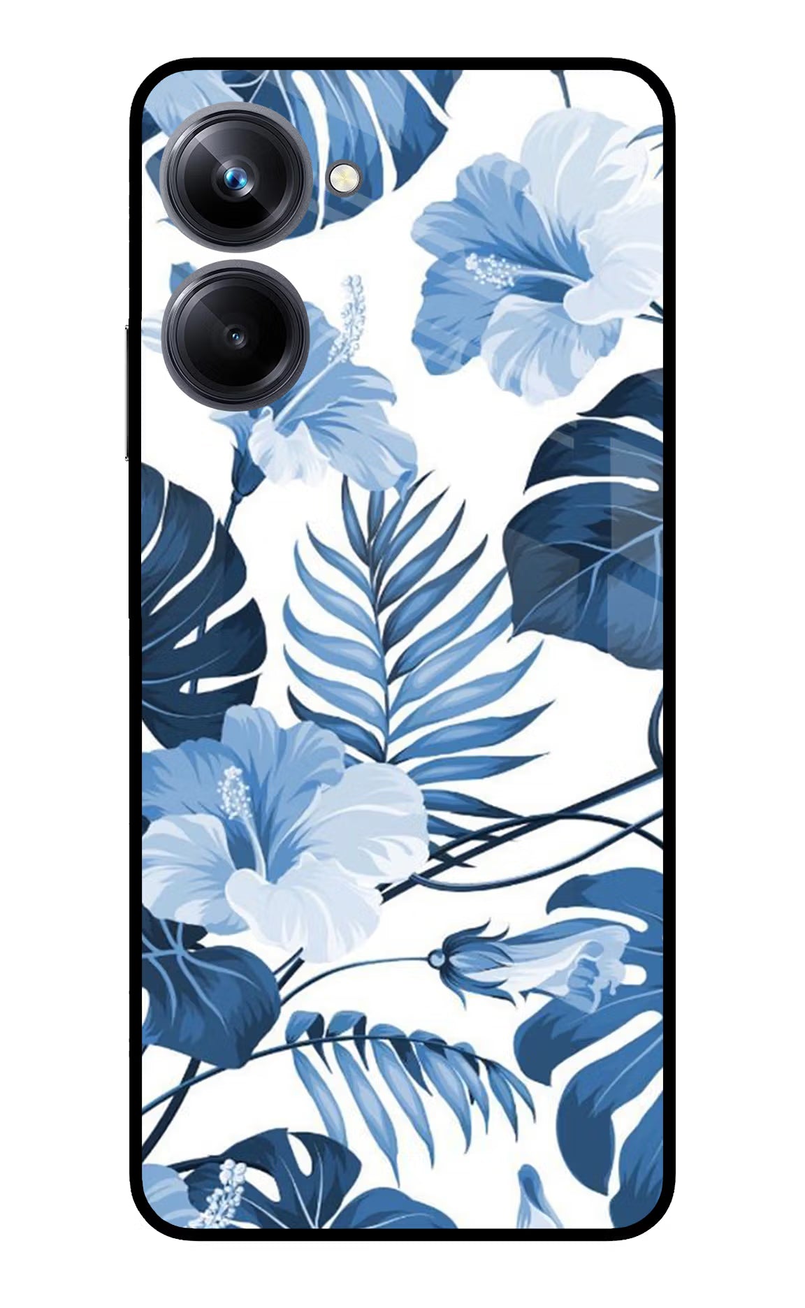 Fabric Art Realme 10 Pro 5G Glass Case Back Cover by Casekaro