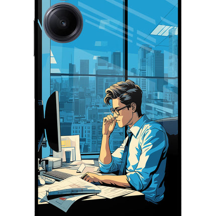 Focused Hustler (AI Generated) Realme 10 Pro 5G Glass Case