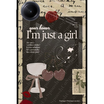 I am just a girl Realme 10 Pro 5G Glass Case