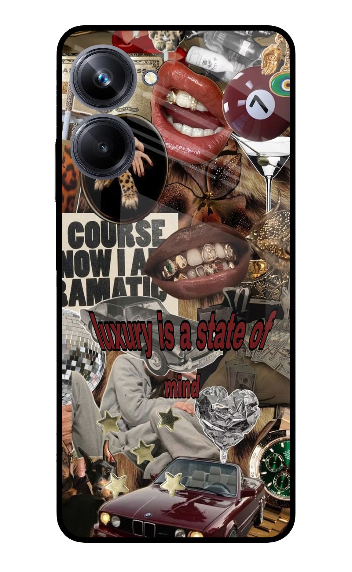 Luxury Realme 10 Pro 5G Glass Case