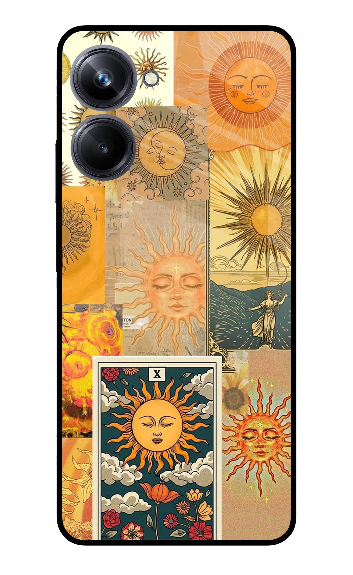 Sun Realme 10 Pro 5G Glass Case Back Cover by Casekaro